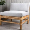 Fjôrd Loungebank Cane Rotan Naturel Modulair