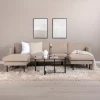 Fjôrd Loungebank Zoom Bruin Stof
