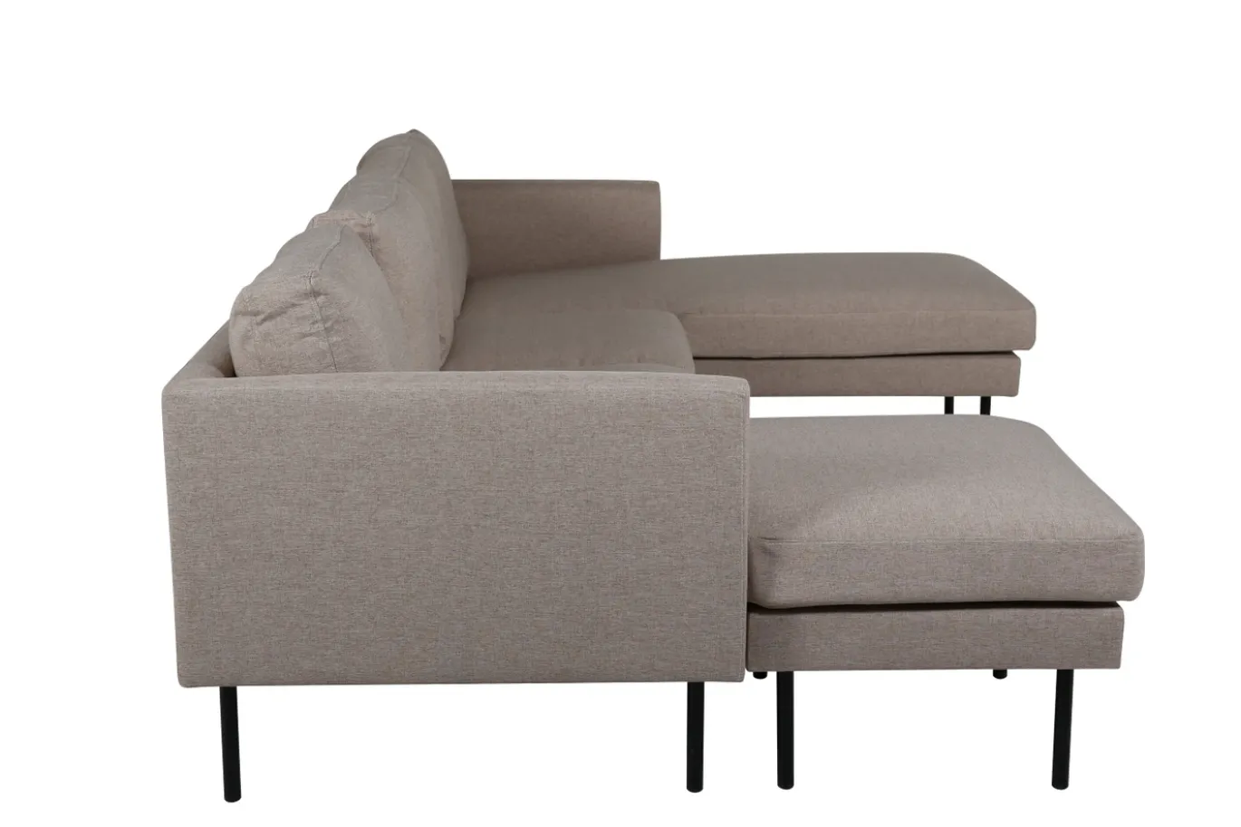 Fjôrd Loungebank Zoom Bruin Stof