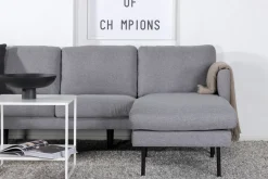 Fjôrd Loungebank Zoom Grijs Stof