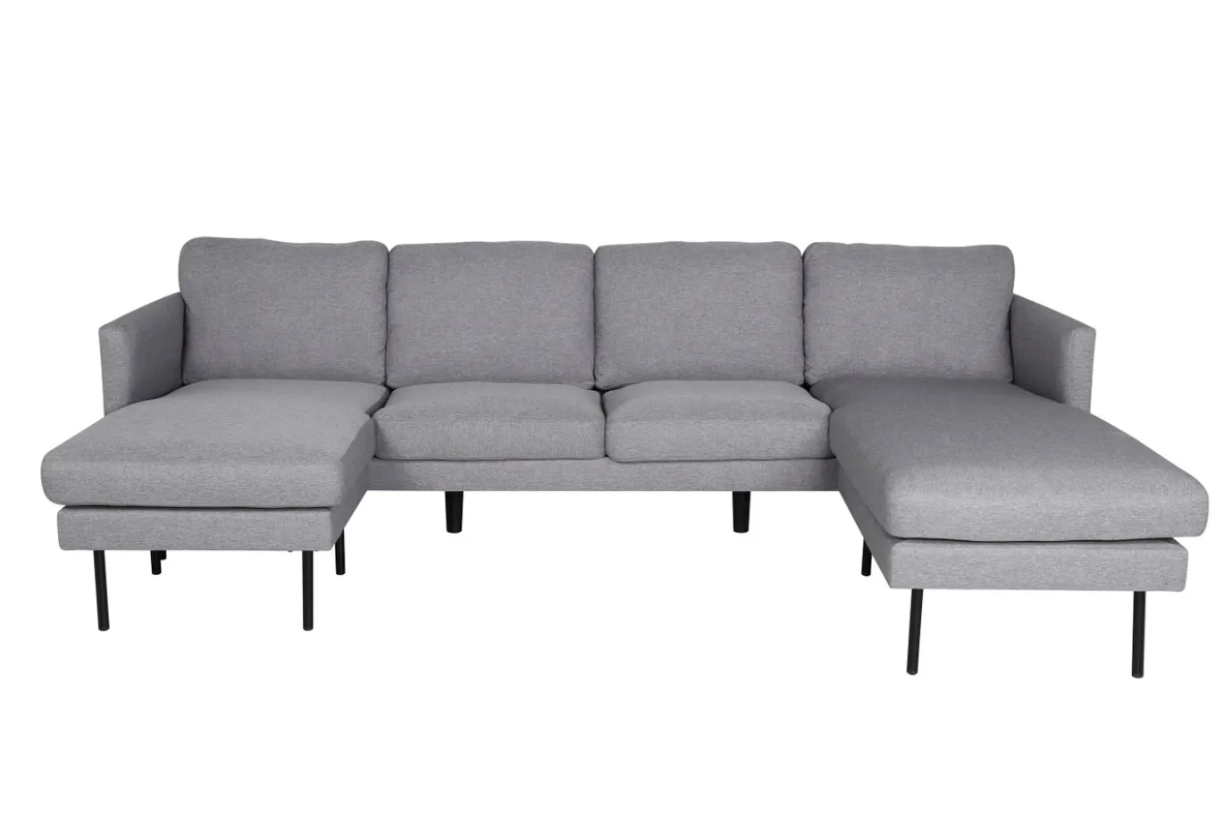 Fjôrd Loungebank Zoom Grijs Stof