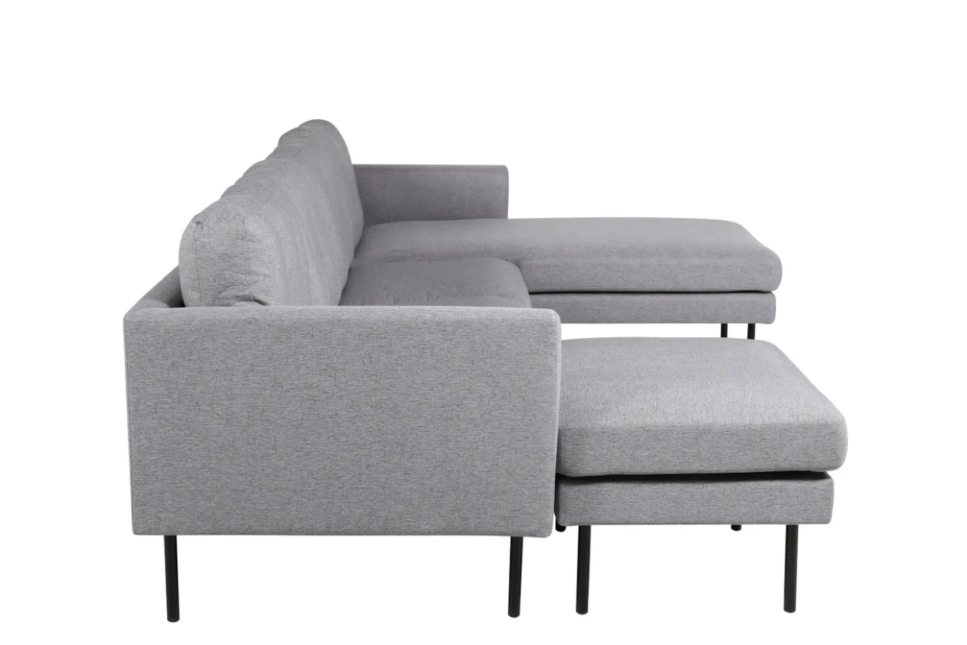 Fjôrd Loungebank Zoom Grijs Stof