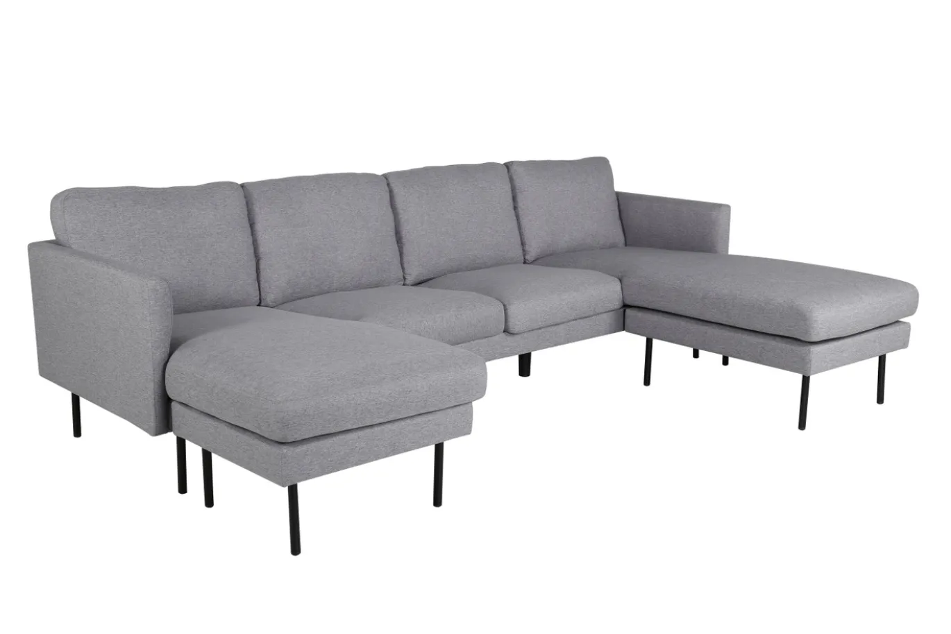 Fjôrd Loungebank Zoom Grijs Stof