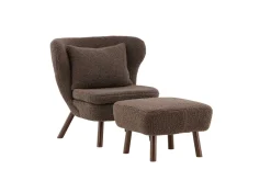 Fjôrd Lounge Fauteuil Ryxö Bruin Teddy