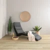 Fjôrd Lounge Ligbed Archie Lounge - Zwart Wicker