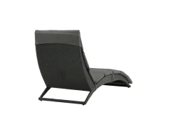 Fjôrd Lounge Ligbed Archie Lounge - Zwart Wicker