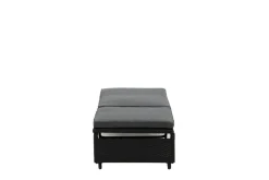 Fjôrd Lounge Ligbed London Zwart/Grijs