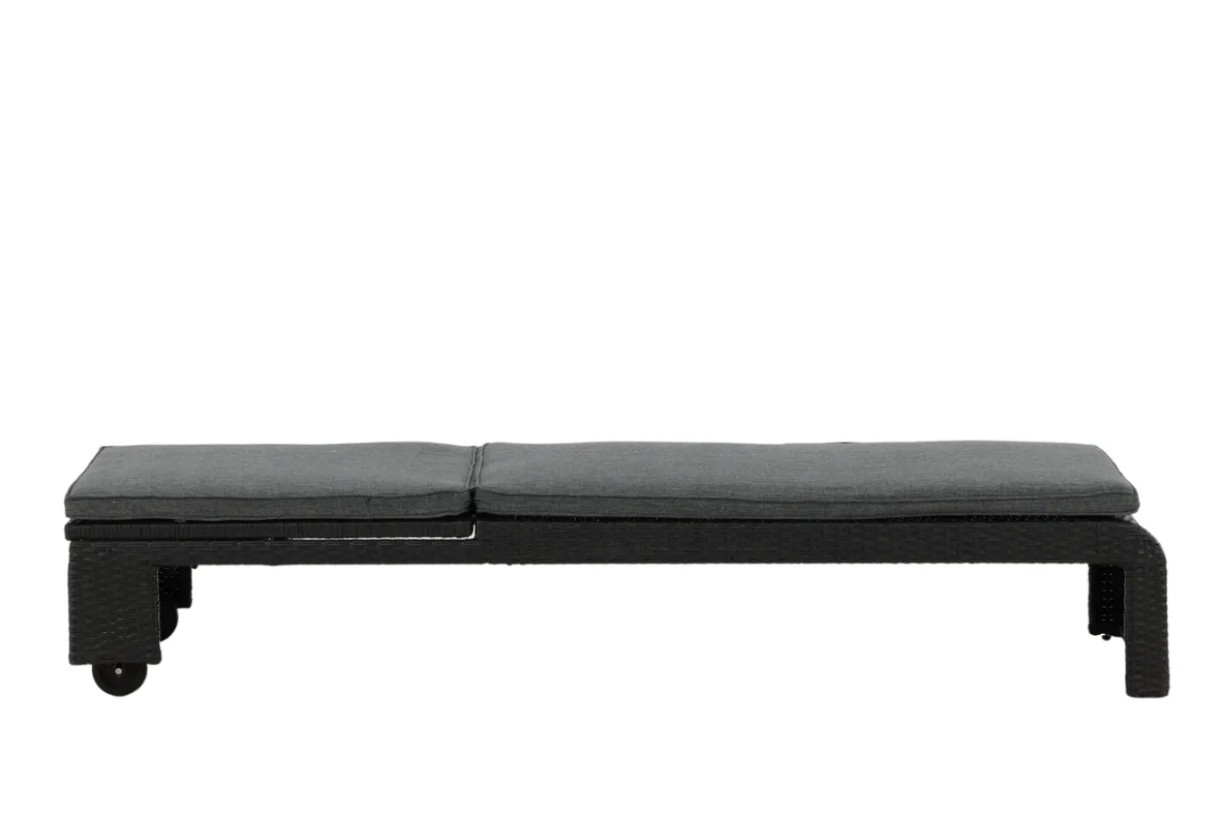 Fjôrd Lounge Ligbed London Zwart/Grijs