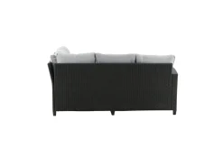 Fjôrd Loungeset Brentwood Zwart/Grijs