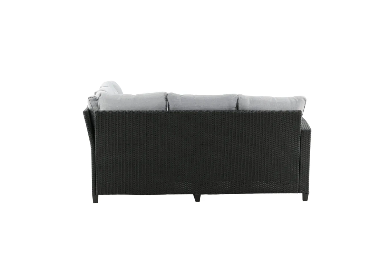 Fjôrd Loungeset Brentwood Zwart/Grijs