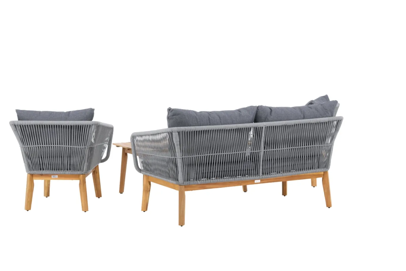 Fjôrd Loungeset Chania Grijs Acacia