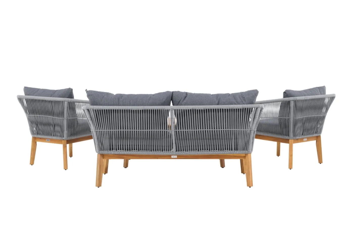 Fjôrd Loungeset Chania Grijs Acacia