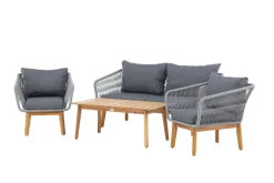Fjôrd Loungeset Chania Grijs Acacia