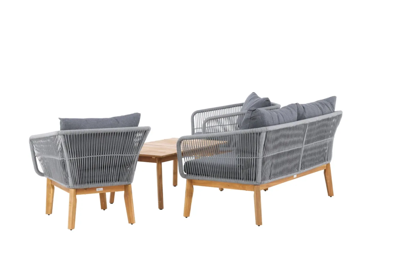 Fjôrd Loungeset Chania Grijs Acacia