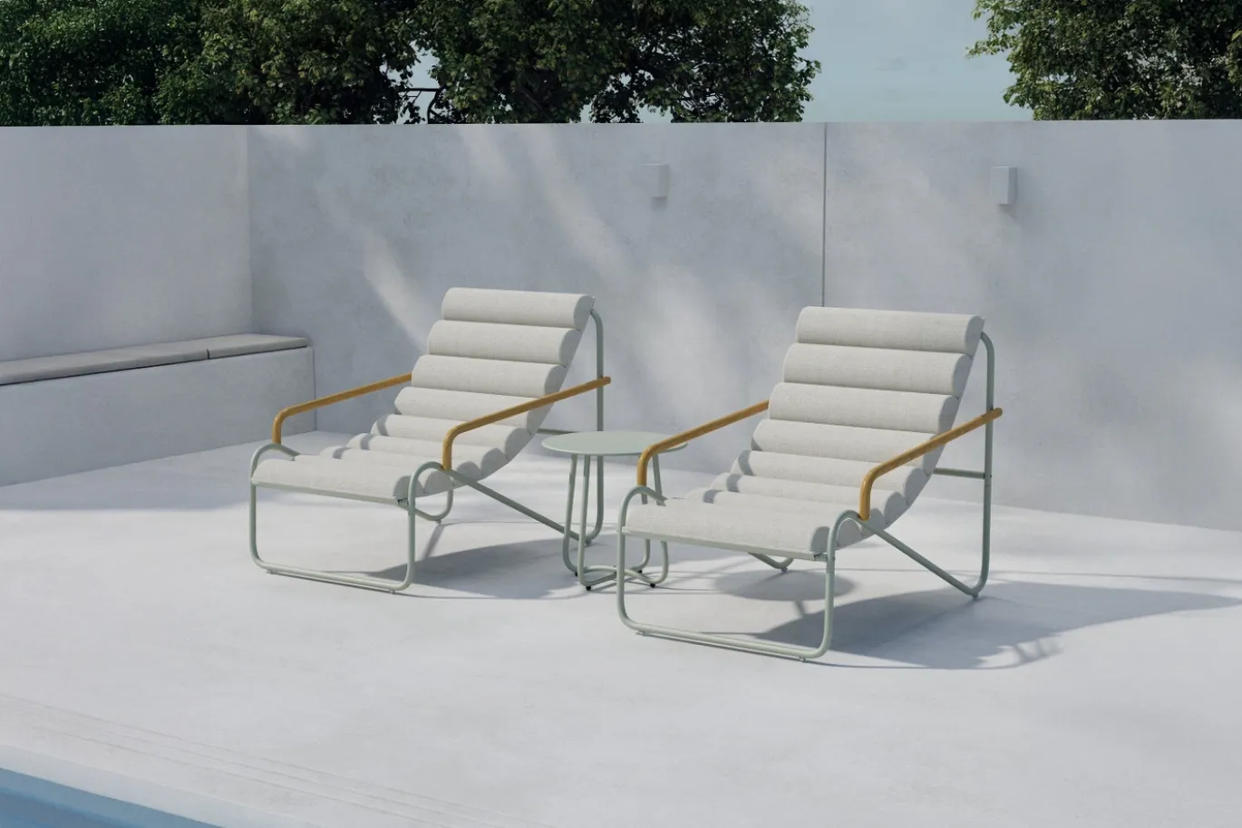 Fjôrd Loungeset Ithaka Groen