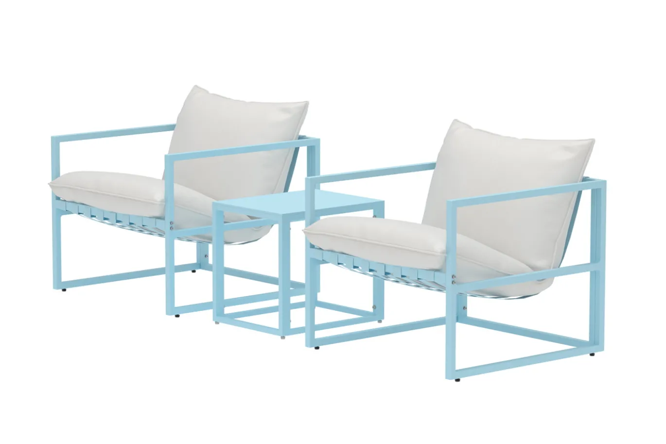 Fjôrd Loungeset Messina Lichtblauw