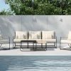 Fjôrd Loungeset Palazzo Zwart/ Beige