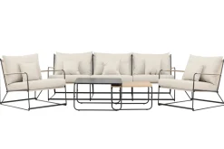 Fjôrd Loungeset Palazzo Zwart/ Beige