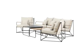Fjôrd Loungeset Palazzo Zwart/ Beige