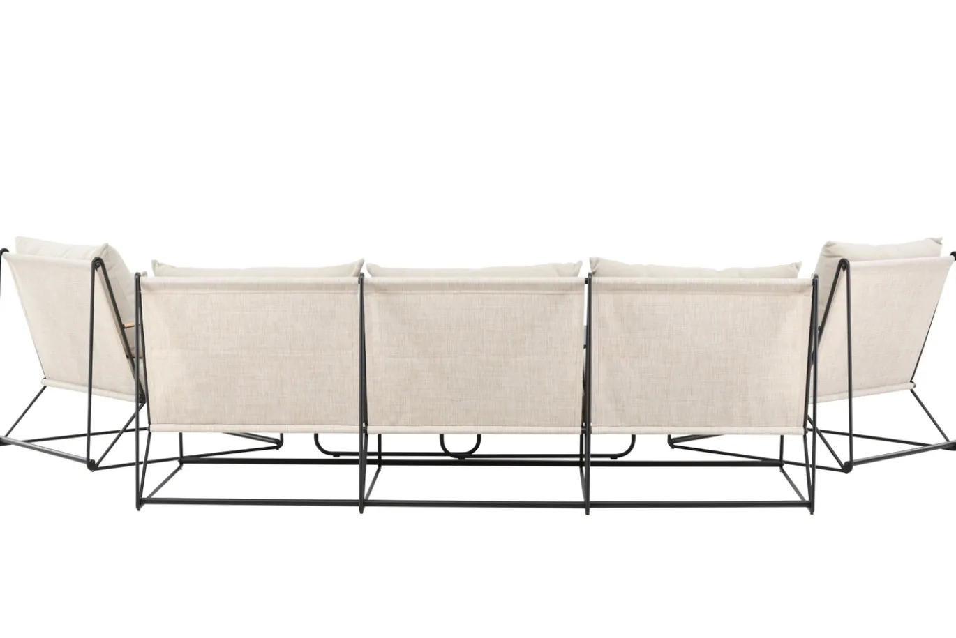 Fjôrd Loungeset Palazzo Zwart/ Beige