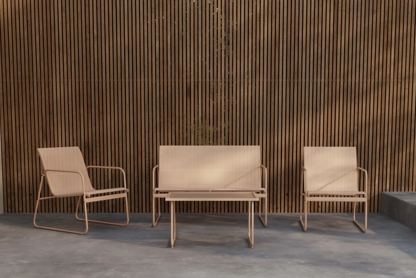 Fjôrd Loungeset Scopello Beige