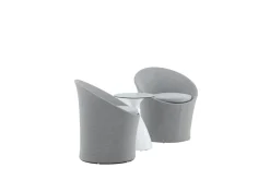 Fjôrd Loungeset Spoga Set- Wit/Grijs