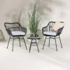 Fjôrd Loungeset Viga Zwart