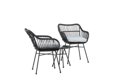 Fjôrd Loungeset Viga Zwart