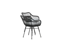 Fjôrd Loungeset Viga Zwart
