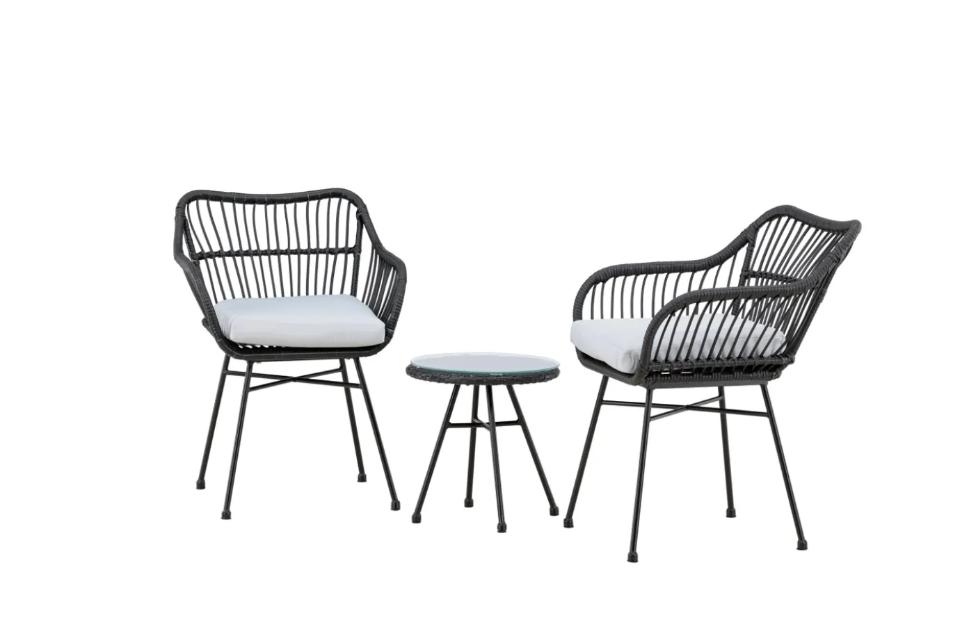 Fjôrd Loungeset Viga Zwart