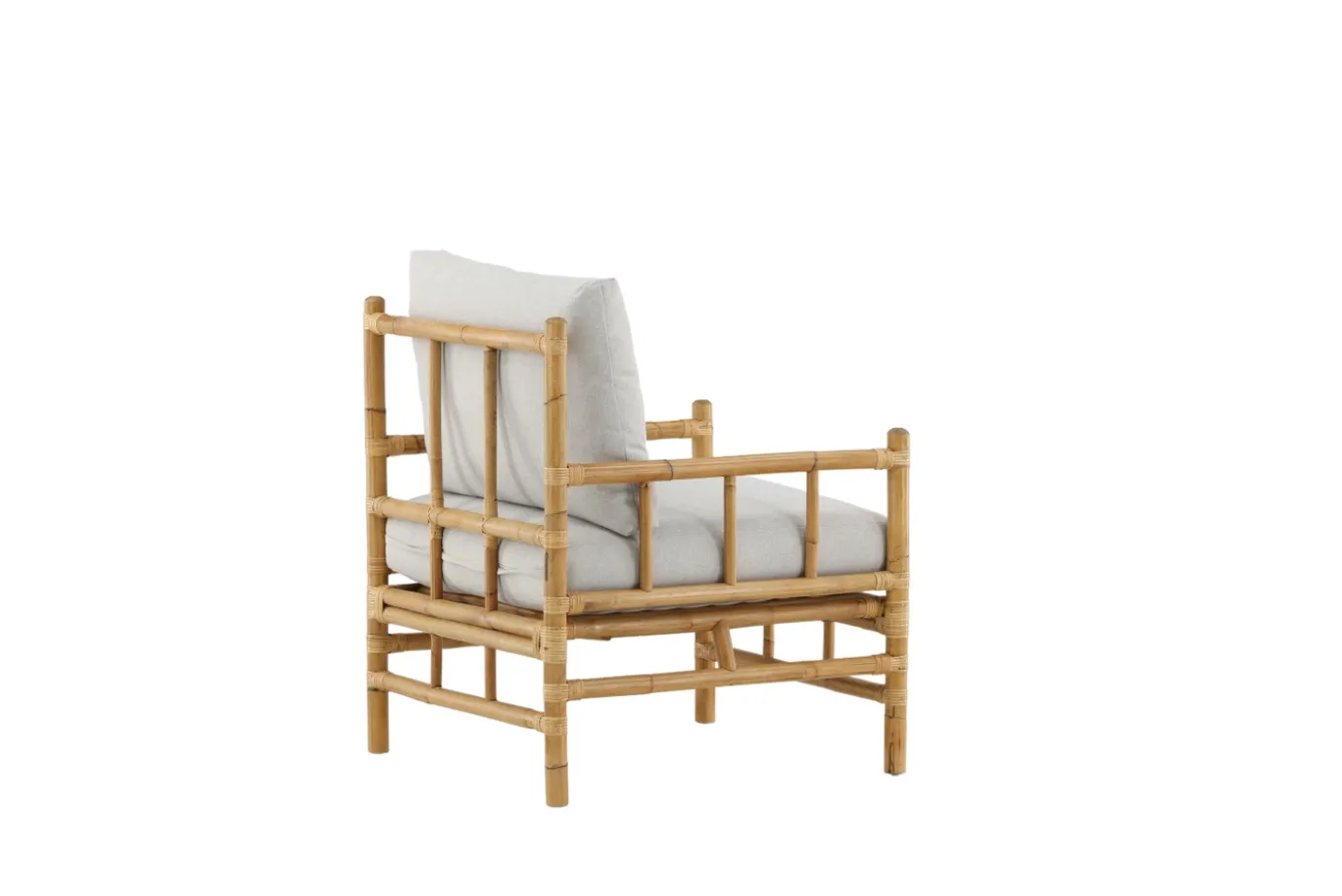Fjôrd Loungestoel Cane Rotan Naturel