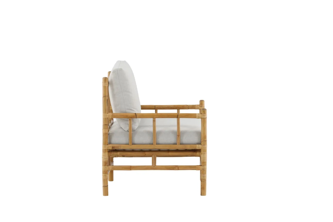Fjôrd Loungestoel Cane Rotan Naturel