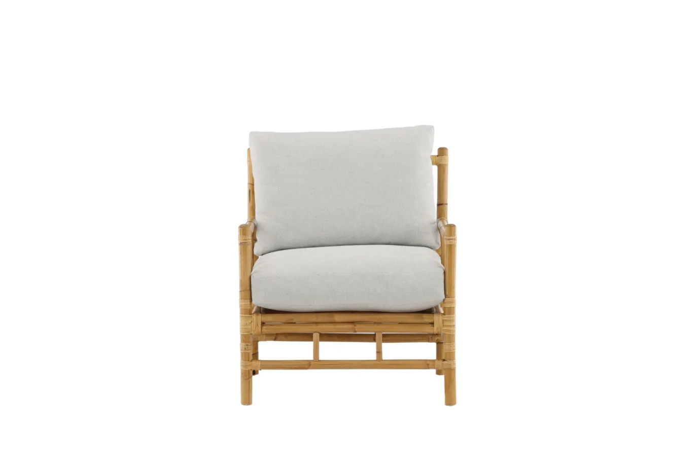 Fjôrd Loungestoel Cane Rotan Naturel