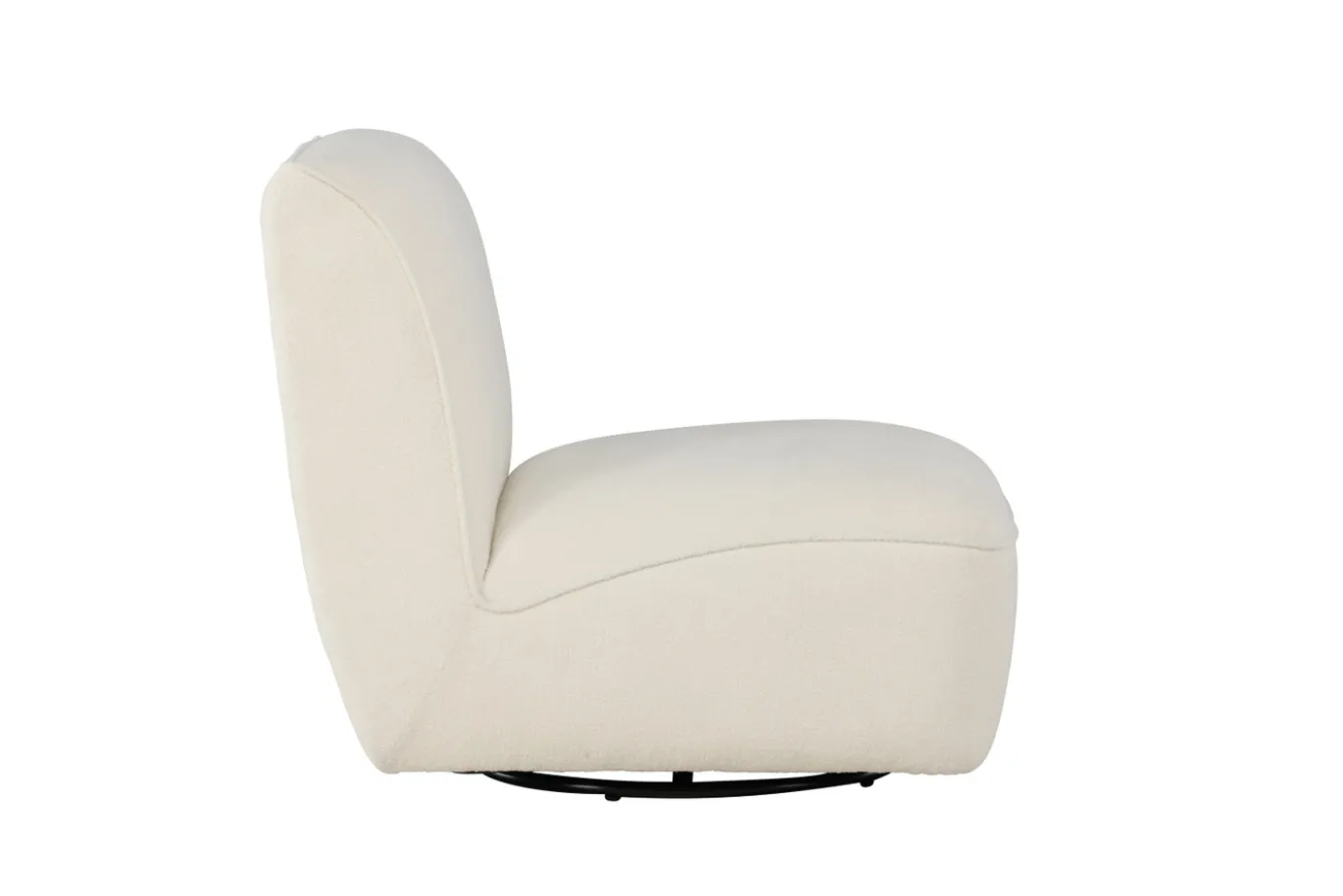 Fjôrd Lounge Stoel My Wit Bouclé