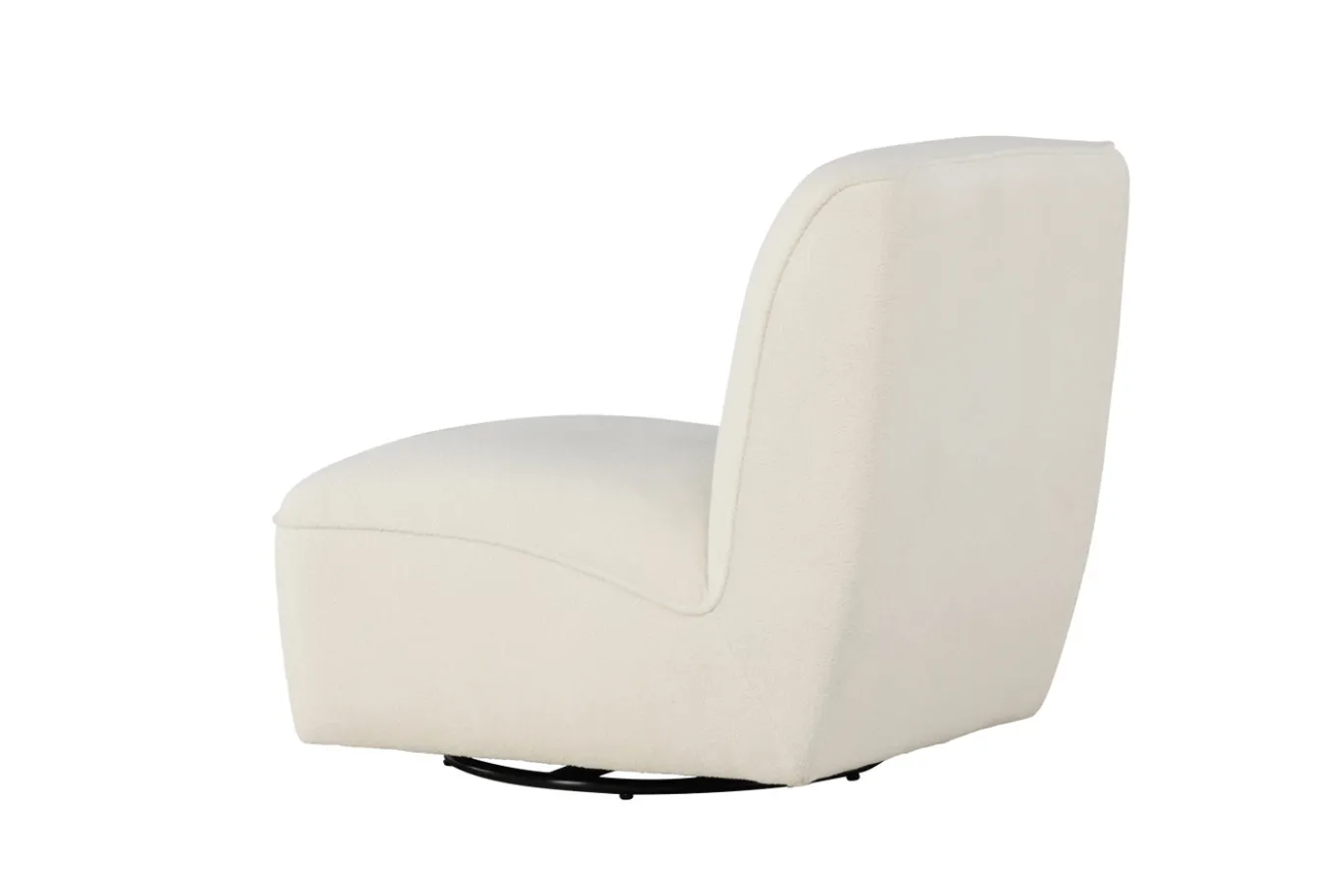 Fjôrd Lounge Stoel My Wit Bouclé
