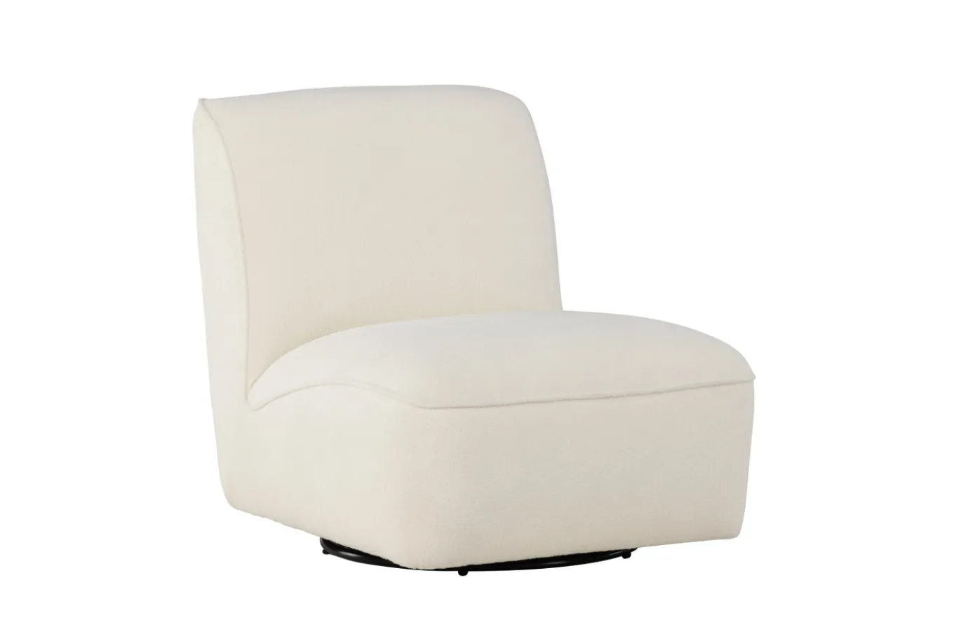 Fjôrd Lounge Stoel My Wit Bouclé