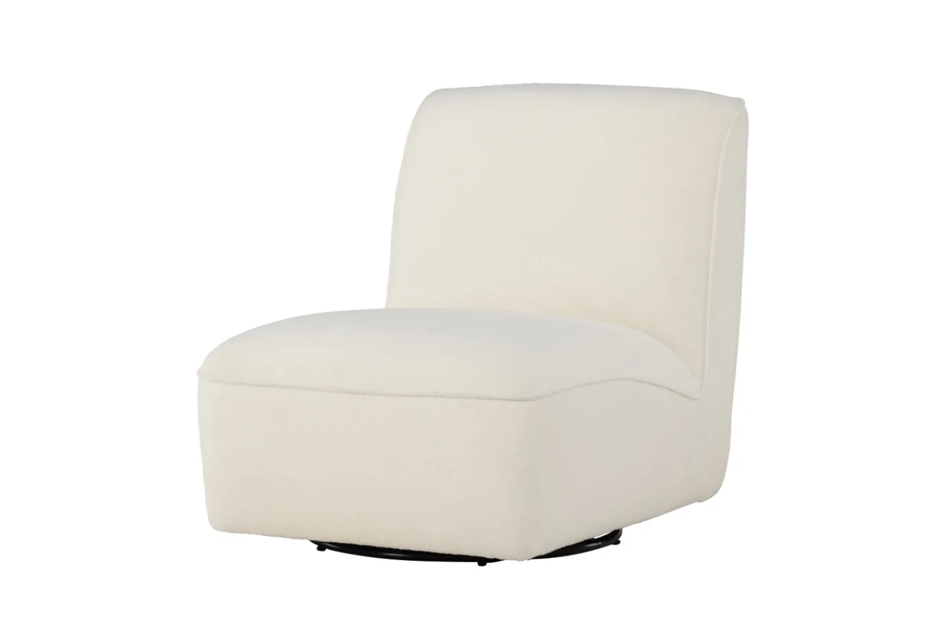Fjôrd Lounge Stoel My Wit Bouclé