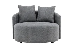 Fjôrd Loveseat Kelso Grijs Teddy