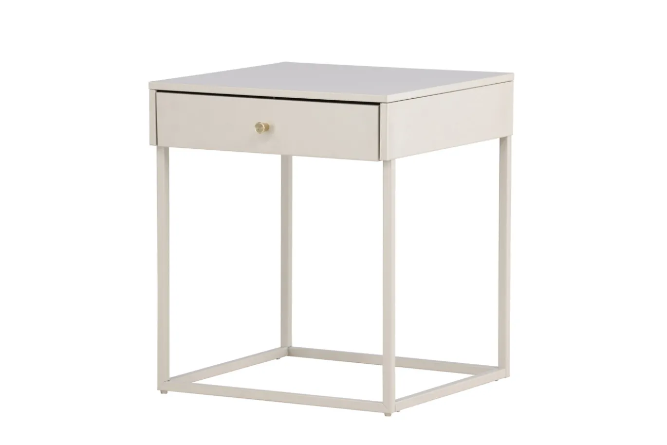 Fjôrd Nachtkastje Bakal Staal Beige