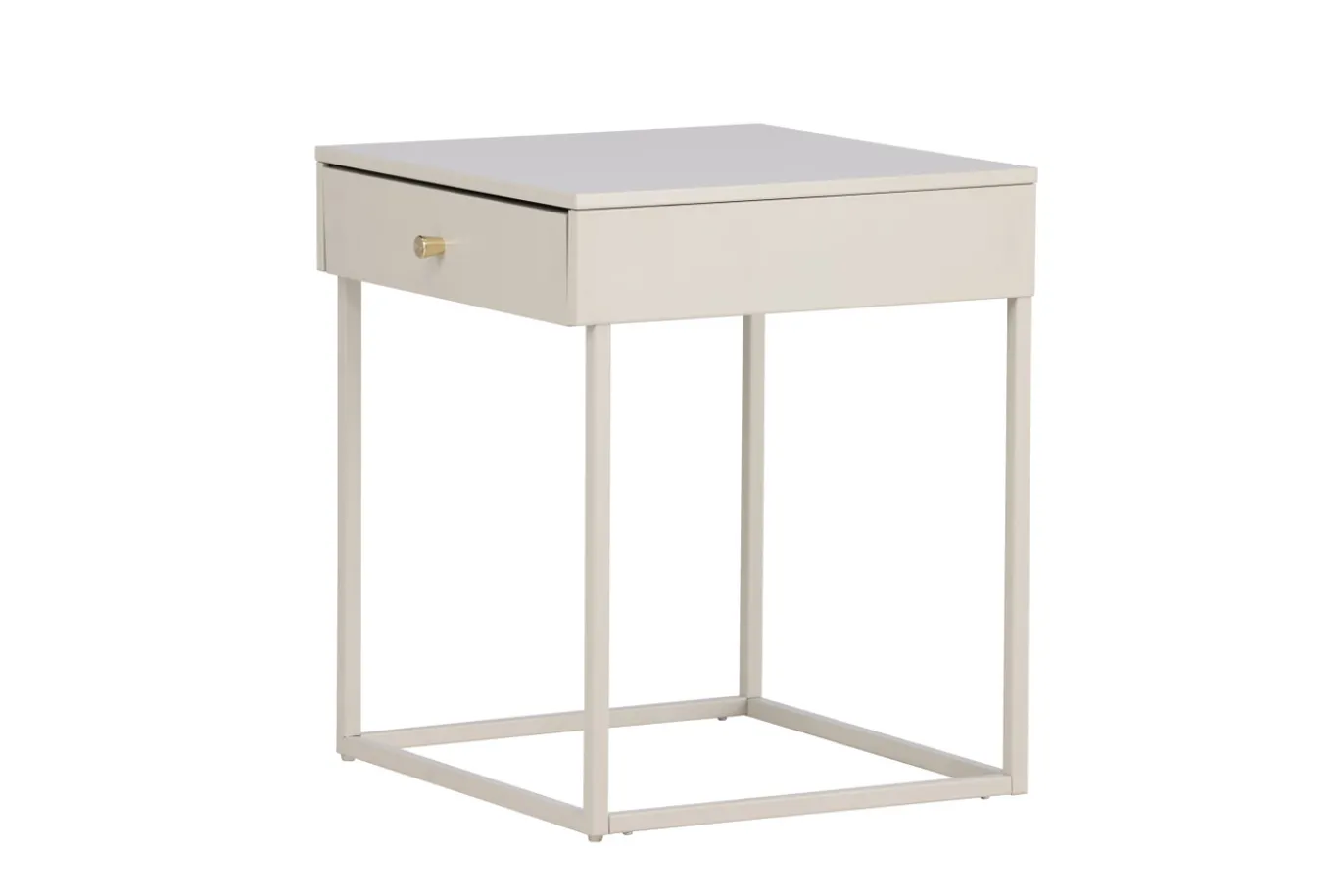 Fjôrd Nachtkastje Bakal Staal Beige