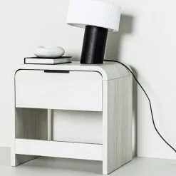 Fjôrd Nachtkastje Lyngdal Whitewash MDF