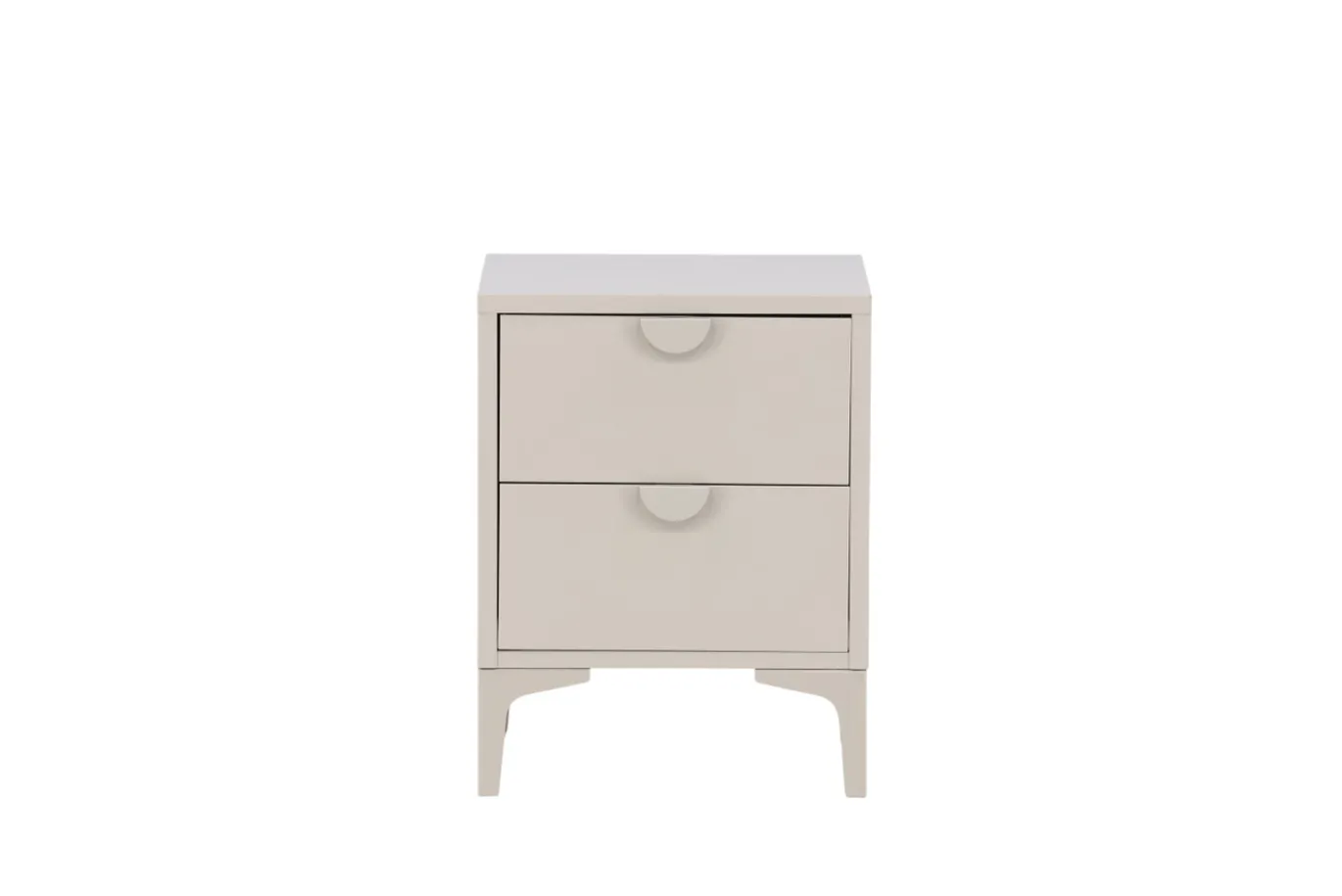 Fjôrd Nachtkastje Piring Staal Beige 60x45cm