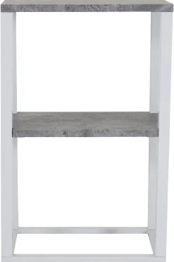 Fjôrd Nachtkastje Rise Wit Betonlook 45x30x70cm