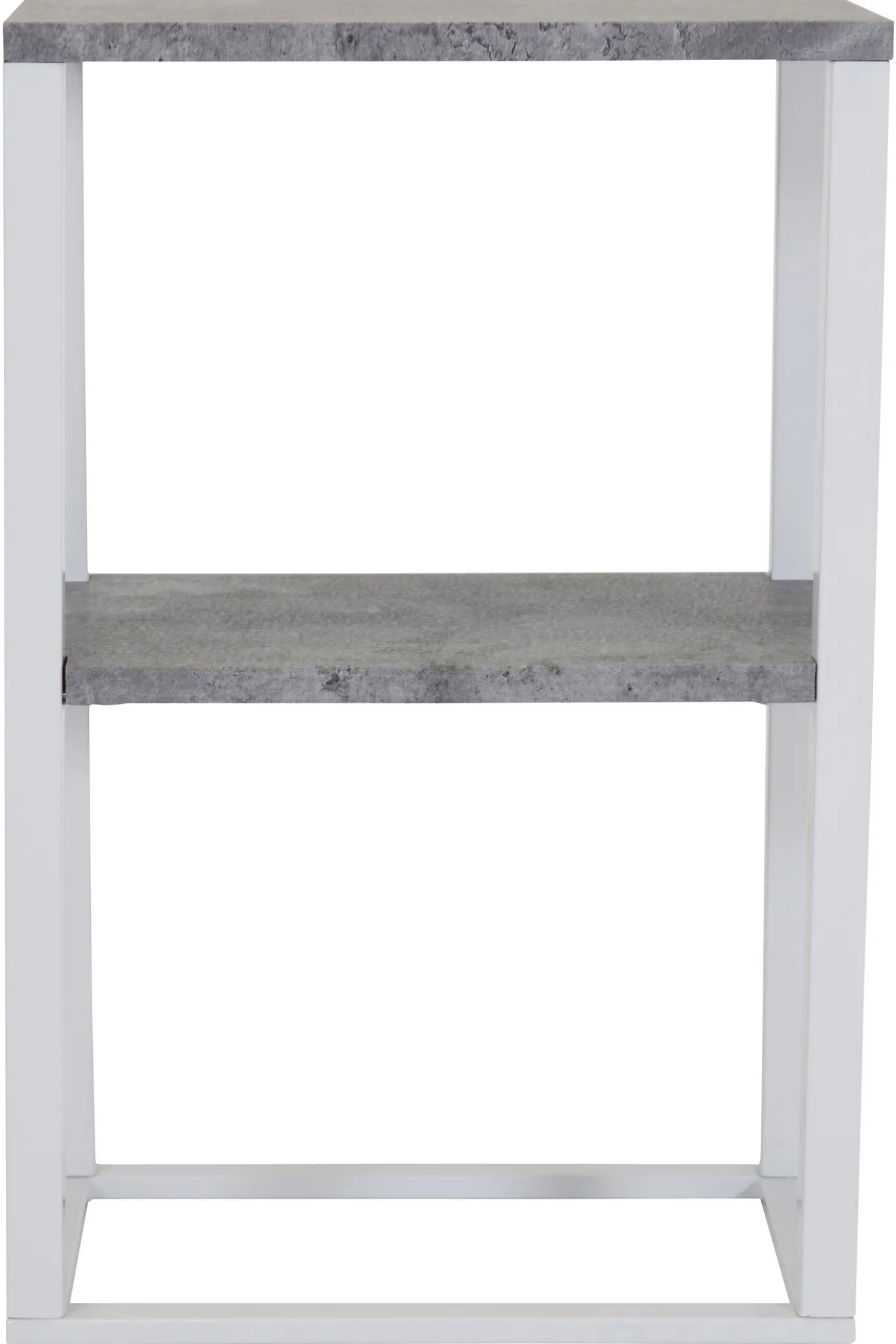 Fjôrd Nachtkastje Rise Wit Betonlook 45x30x70cm