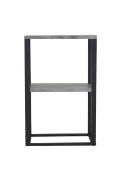 Fjôrd Nachtkastje Rise Zwart Betonlook 45x30x70cm