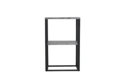 Fjôrd Nachtkastje Rise Zwart Betonlook 45x30x70cm