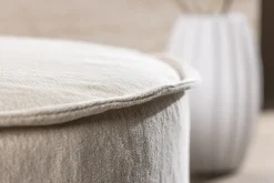 Fjôrd Ottoman Vindö Beige ø101cm