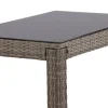 Fjôrd Outdoor Bartafel Alo Glas/Wicker Grijs
