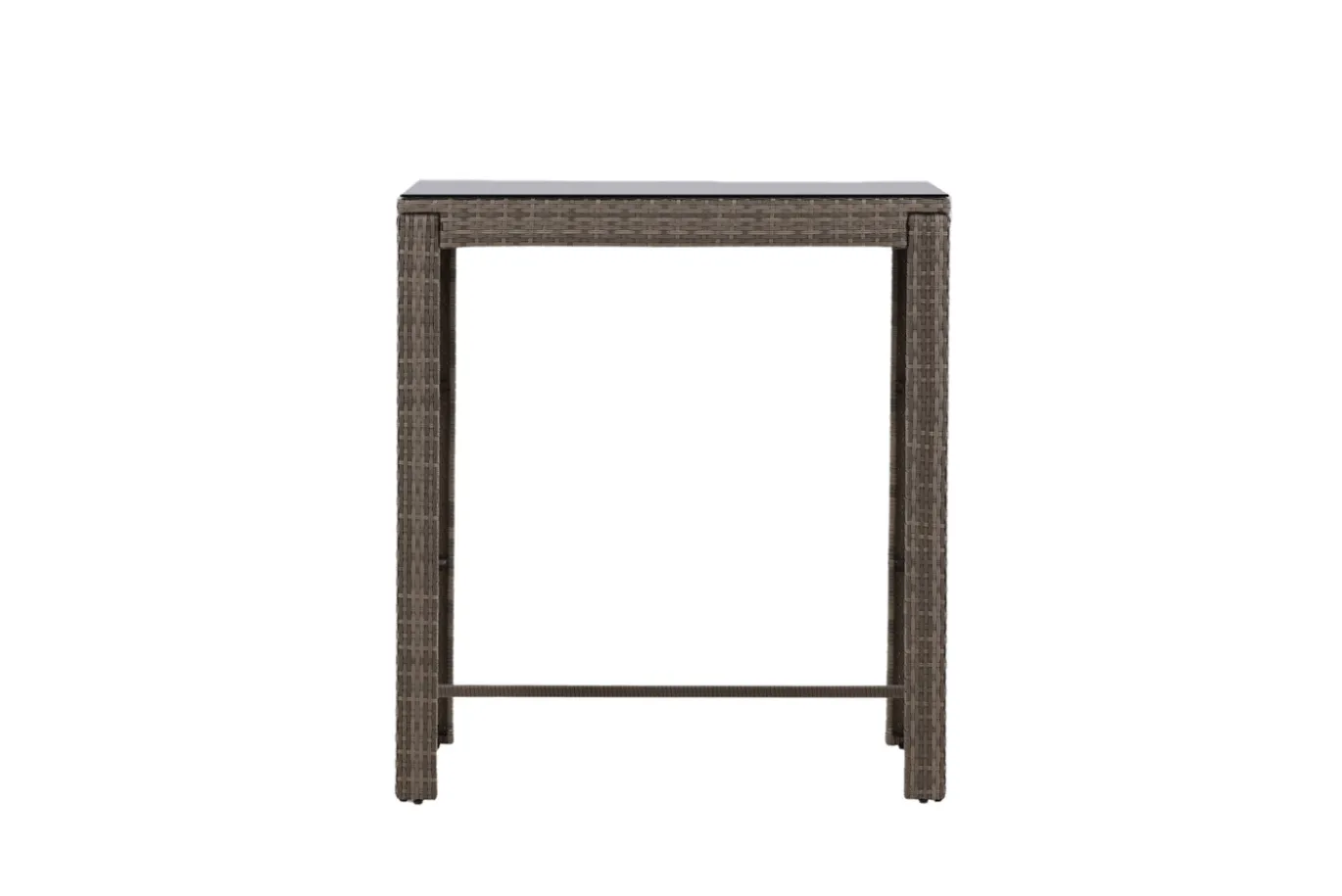 Fjôrd Outdoor Bartafel Alo Glas/Wicker Grijs
