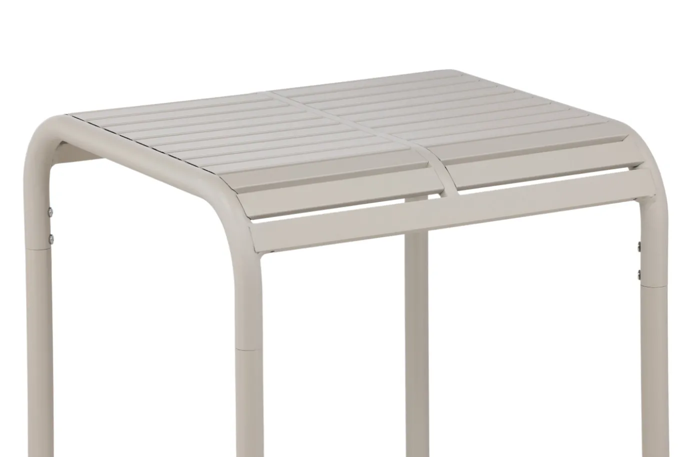 Fjôrd Outdoor Bistrotafel Borneo Aluminium Beige 70x70cm